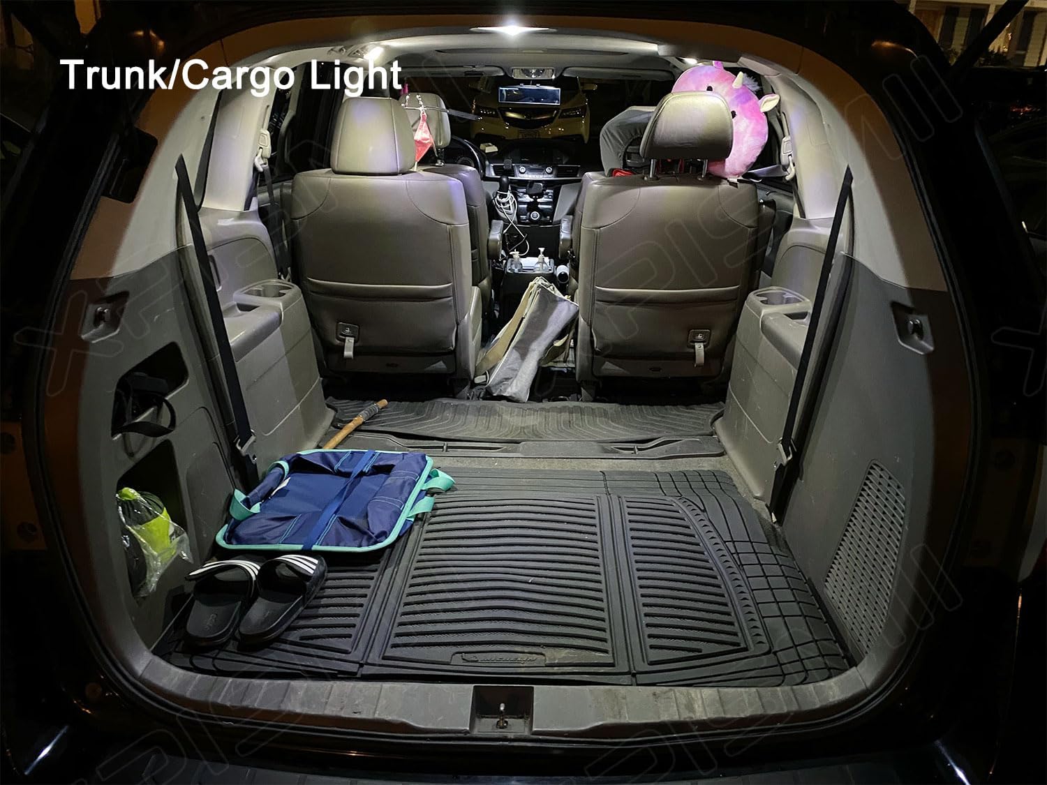 Xpismii 14 Piece 6000K White Odyssey Interior LED Light Kit Package Replacement for Honda Odyssey 2005 2006 2007 2008 2009 2010, with Placement Diagram and Install Tool