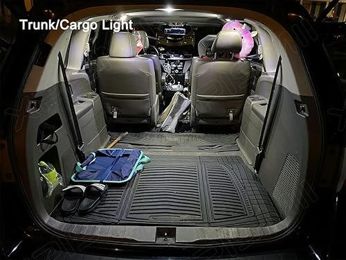 Miniatura 6 de Paquete de 18 piezas de 6000 K blanco Odyssey luz LED interior kit de repuesto para Honda Odyssey 2011 2012 2013 2014 2015 2016 2017, con diagrama