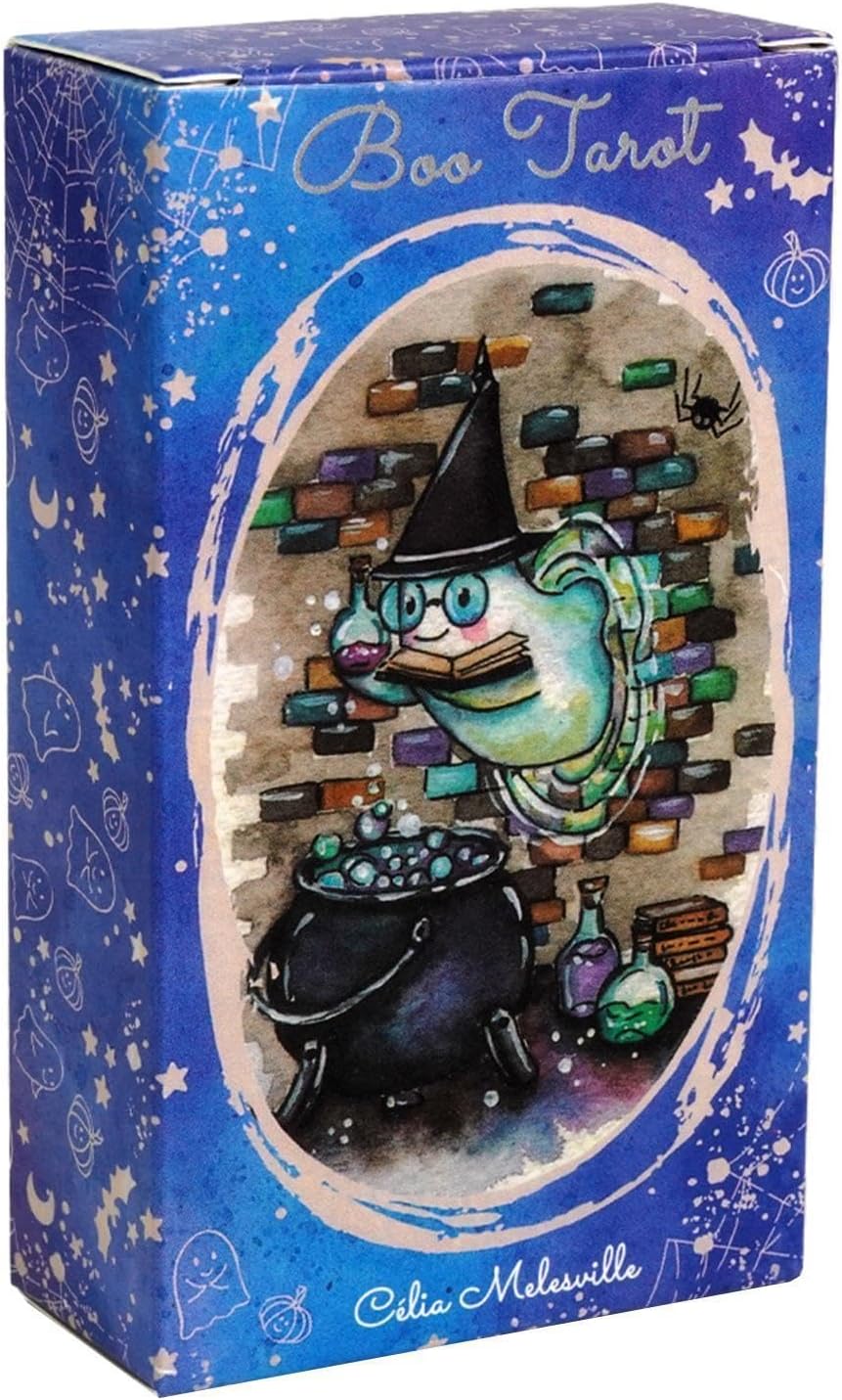 Karty pokładowe Tarota, 78 Boo Tarot od Celii Melesville, zestaw kart