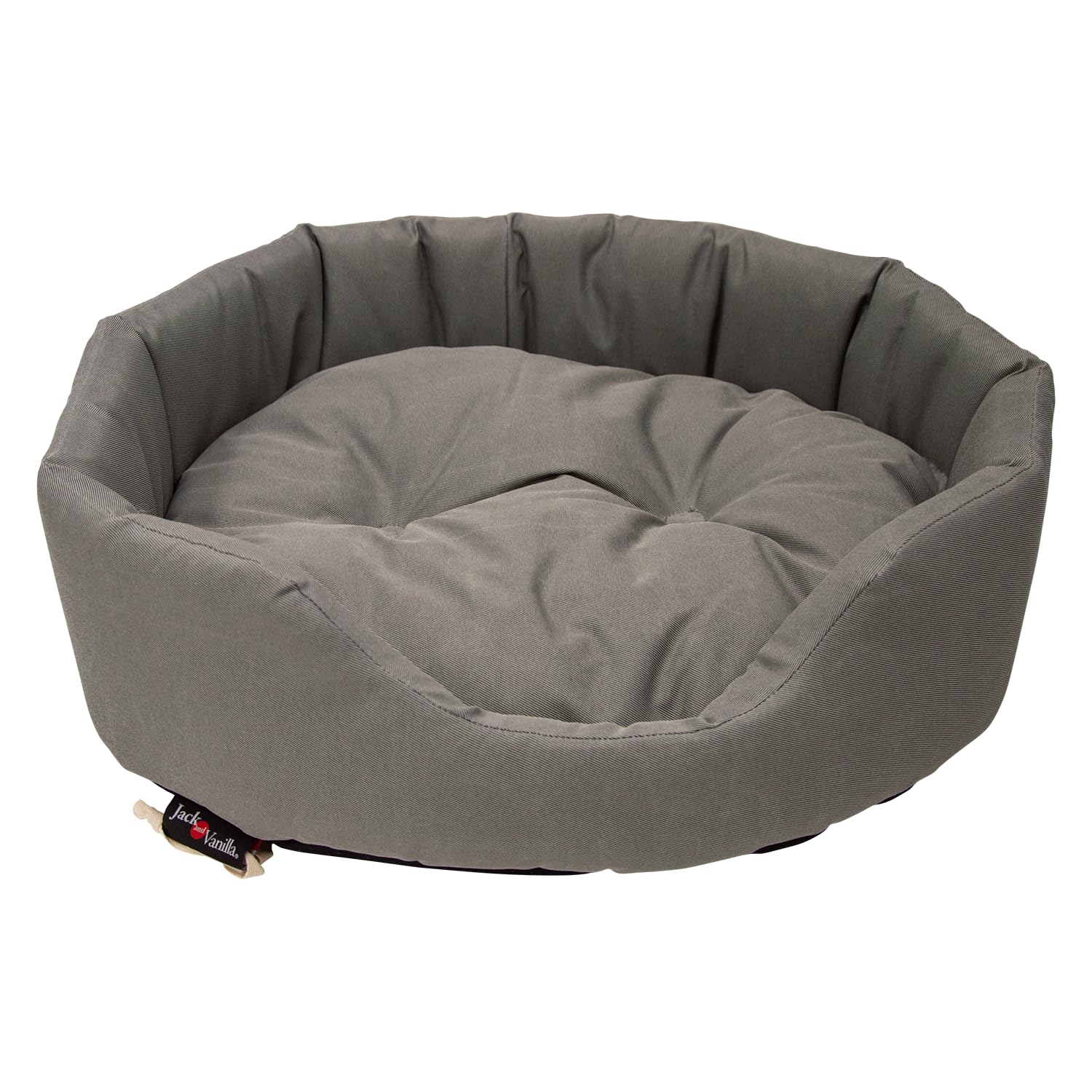 Panier pour chien au design élégant gris Jack and Vanilla L