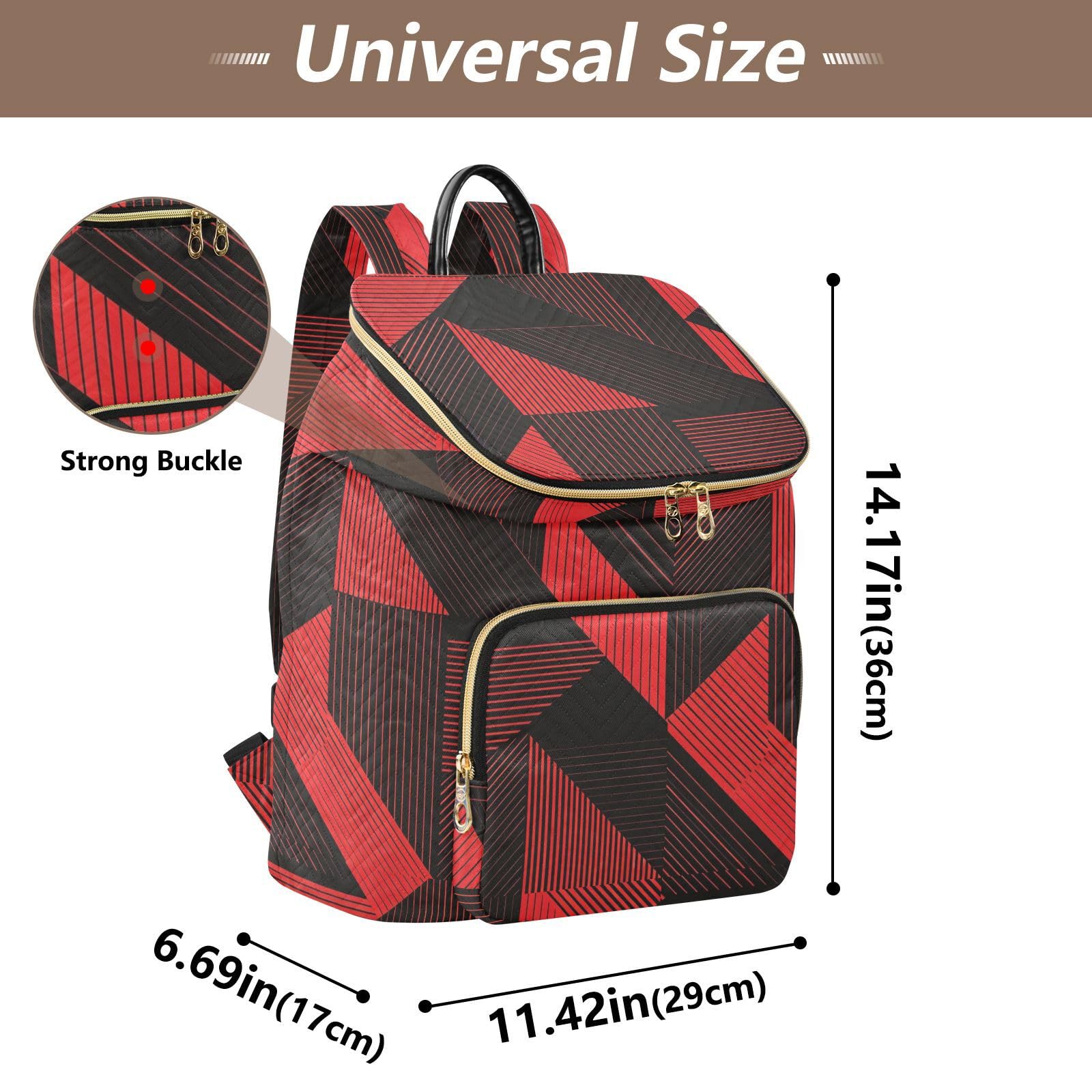 Zaino da donna alla moda, elegante, leggero, multiuso, 15 l