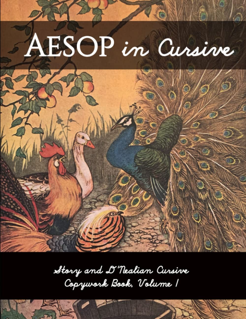 Aesop in Cursive: D'Nealian Cursive Copywork Book, Volume I