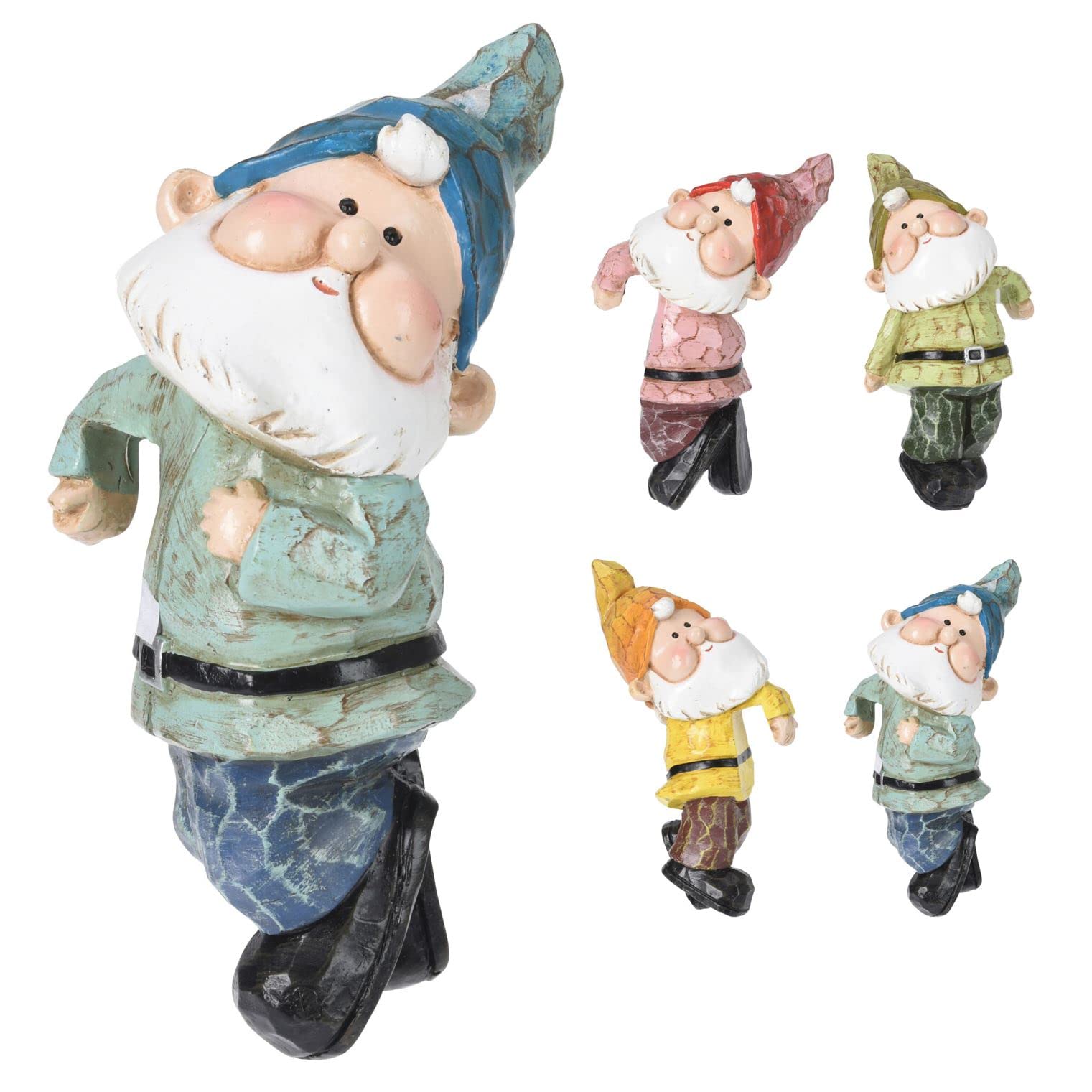 Carousel Home Colour Varies Garden Gnome Plant Hugger Planter Hanger | Flower Pot Hanging Decoration | Outdoor Gonk Plant Decoration - One Supplied