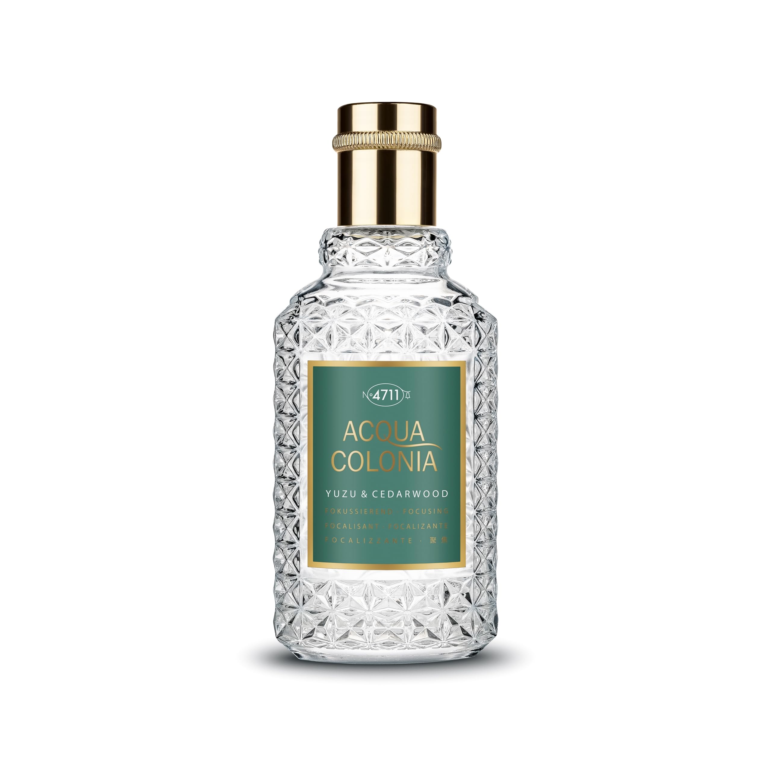 4711 Acqua Colonia® Yuzu & Cedarwood | Eau de Cologne - Parfum qui se focalise sur l'essentiel : le bien-être des sens | Vaporisateur 50 ml