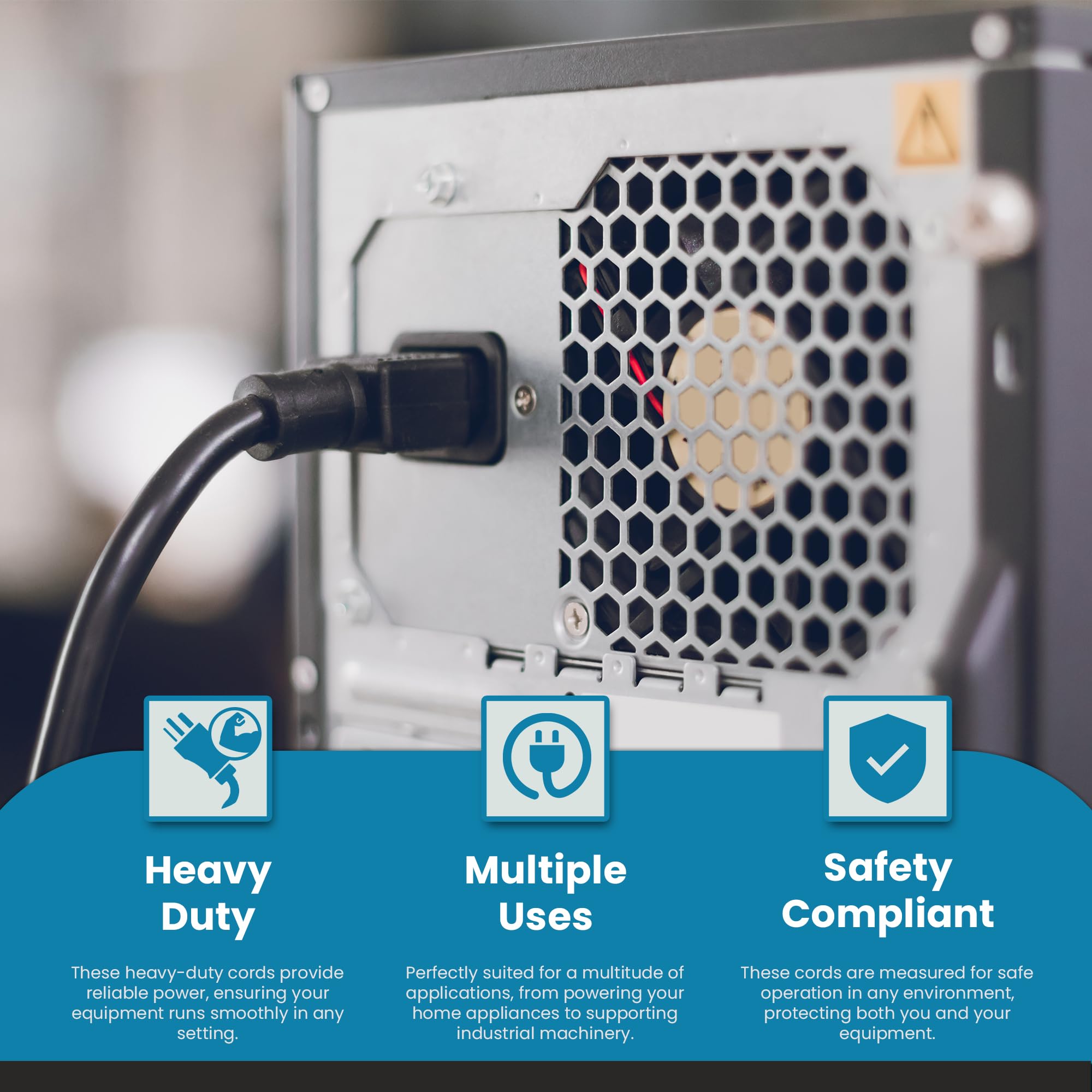 Amazon | IronBox Electric - 高耐久 C20 - C21電源ケーブル - 20A