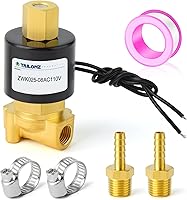 Vista 11 de TAILONZ PNEUMATIC Válvula electromagnética eléctrica de latón de 1 pulgada NPT DC12V 2W-250-25 agua normalmente cerrada, aire, diesel