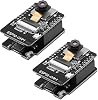 for ESP-CAM Development Board,ESP-CAM WiFi Bluetooth OV2640 Camera Module, Micro USB to Serial Port CH340C,Dual-Core,TF Card Slot for Arduino2PCS
