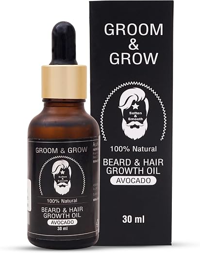 Beard &amp; Hair Growth Oil, For Thicker &amp; Longer Beard, Enriched with Natural Herbs- 30 ml (Pack of 1)