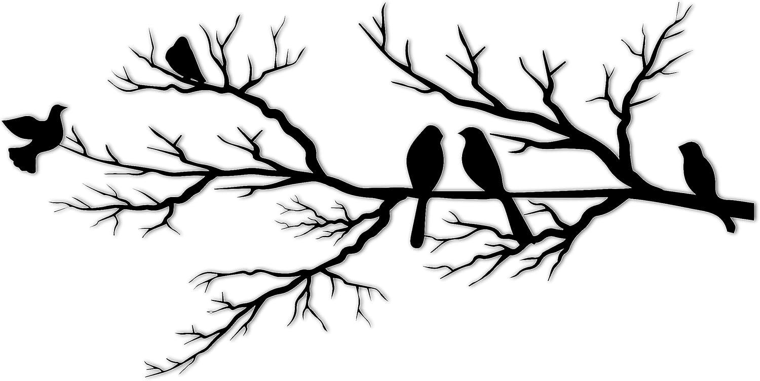 seemy Metal Art Wall Decor, Metal Wall Decor, Black Wall Decor, Metal Wall Decor For