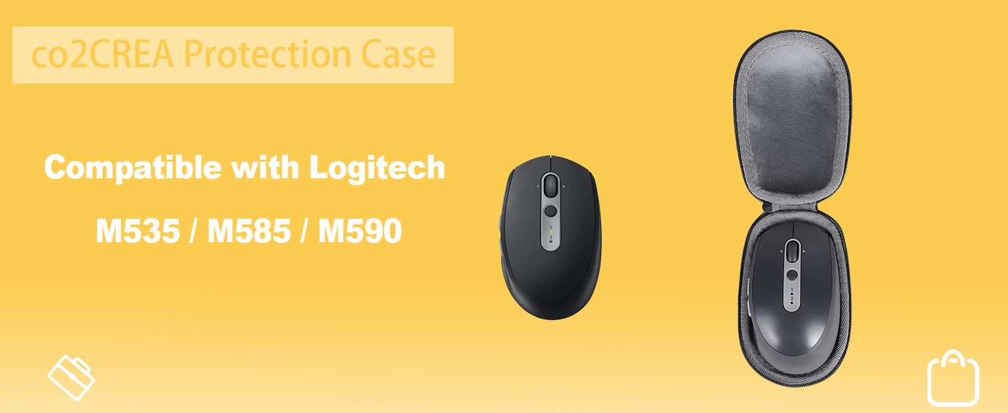Amazon.com: co2CREA Hard Case Replacement for Logitech M535 M585