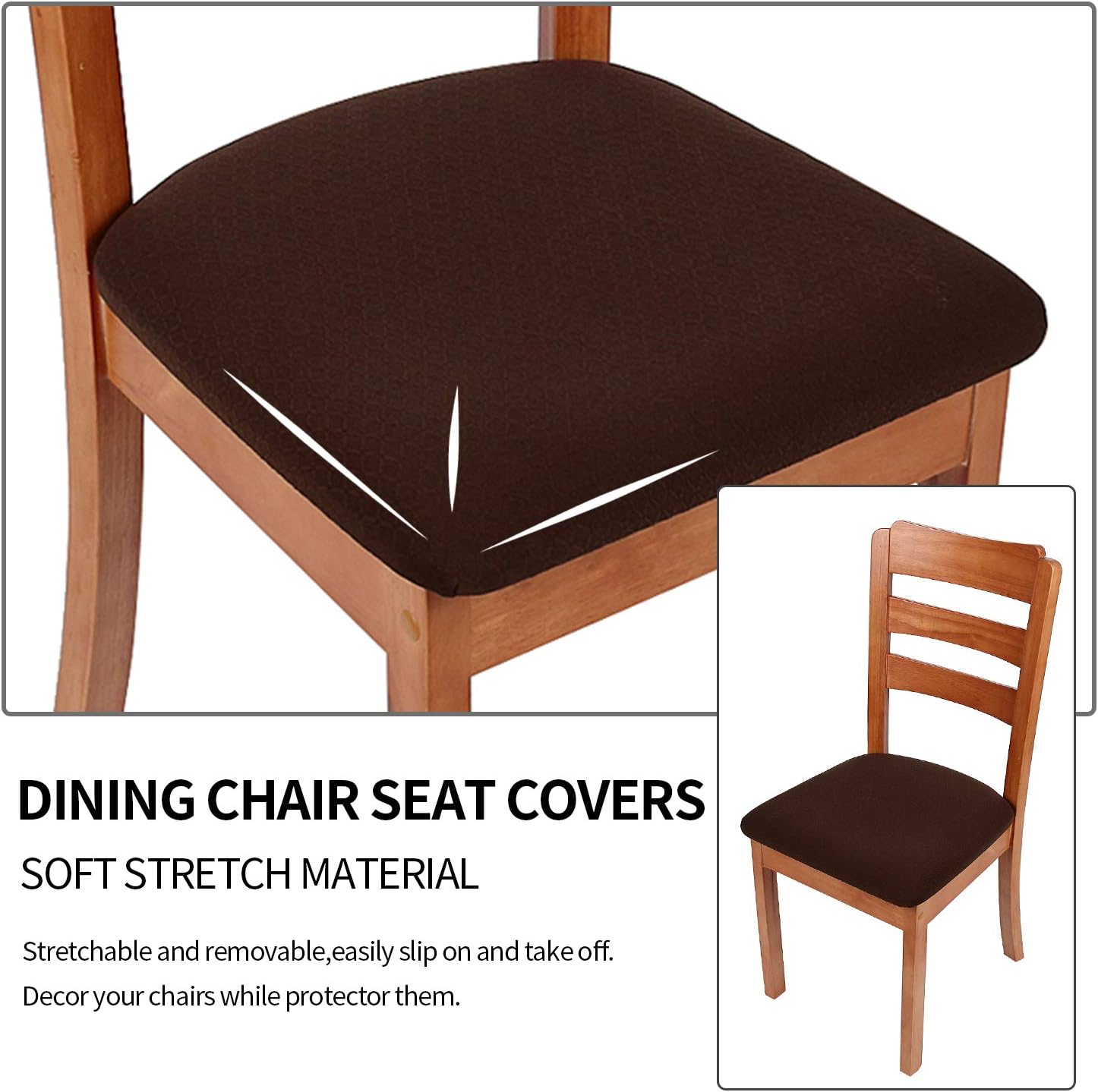 Buy Smiry Seat Covers For Dining Room Chairs Stretch Jacquard Dining Room Chair Seat Covers Set Of 4 Buy Smiry Seat Covers For Dining Room Chairs Stretch Jacquard Dining Room Chair Seat Covers Set Of 4