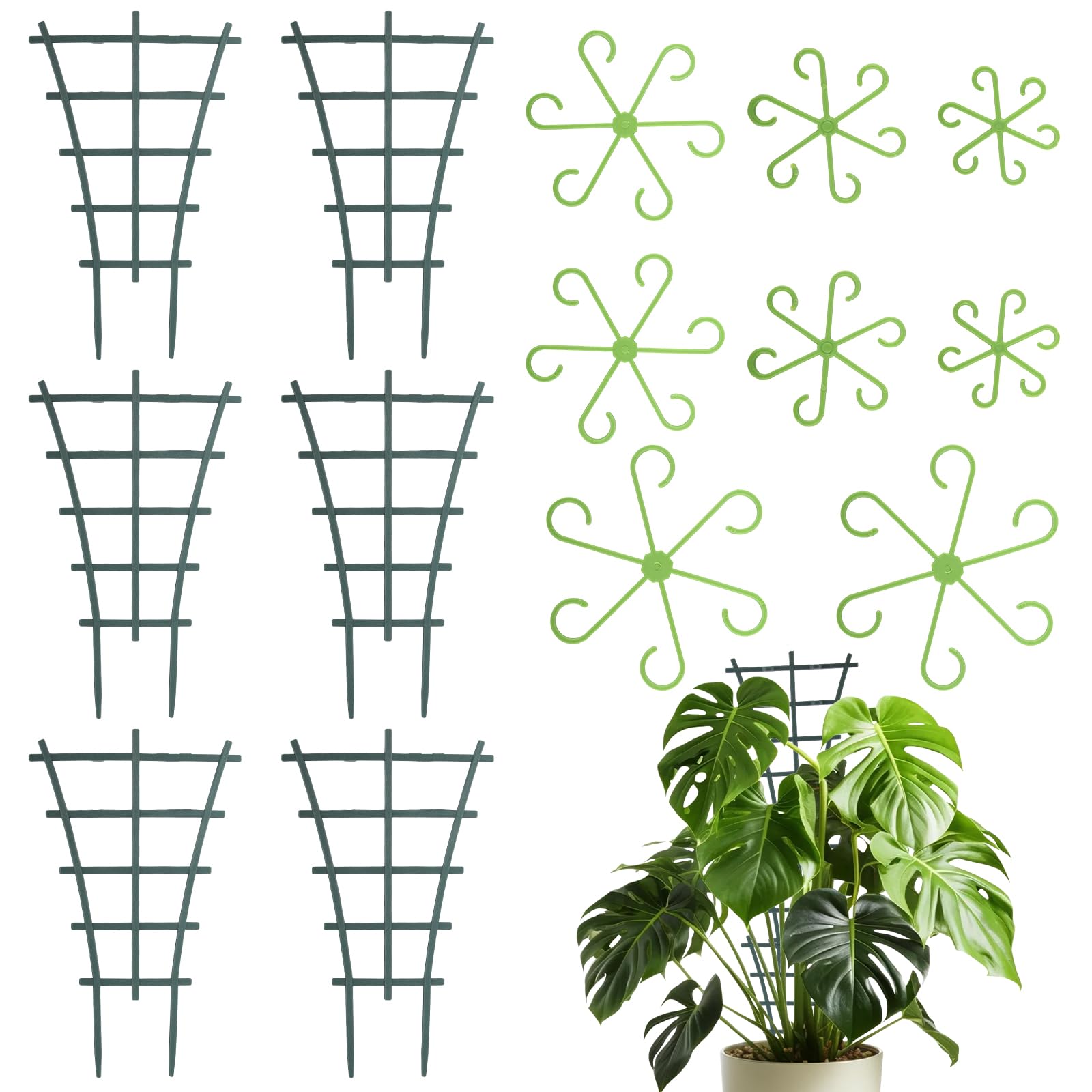 LEIMEND 14 Stck Rankhilfe Zimmerpflanzen Topfpflanzen Rankgitter Pflanzen  Rankhilfe Pflanzengitter fr Kletterpflanzen Wiederverwendbare  Pflanzensttze Pflanzen Zustzlichen Platz zum Wachsen Bieten : Amazon.de:  Garten