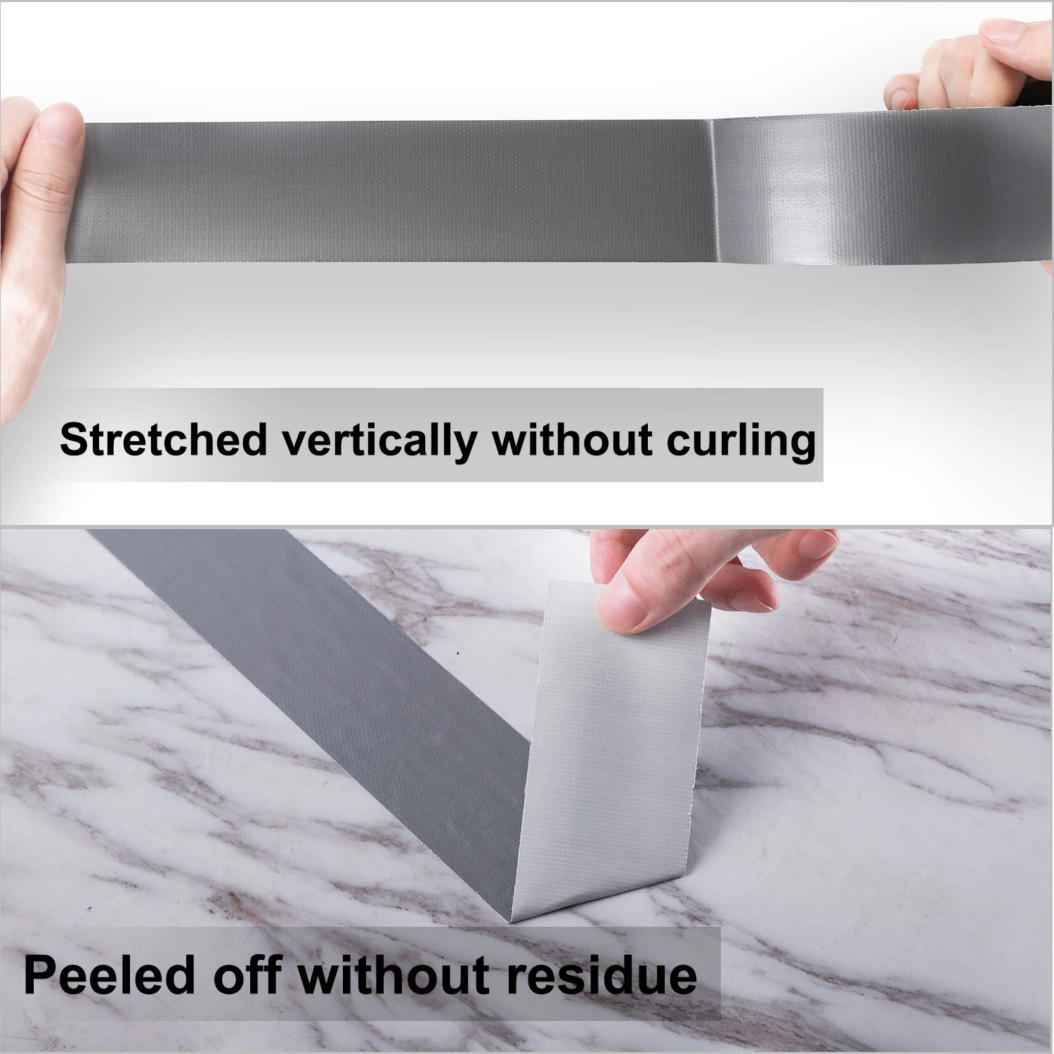 JARLINK 3 Pack Duct Tape, 1.88 inches x 35 Yards, 11mil Thick, Multi-Use for Indoor and Outdoor Repairs, Silver: Industrial & Scientific