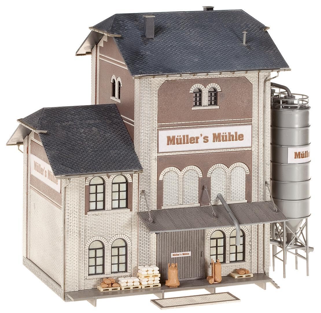 Amazon.com: Faller 130228 Industrial Flour Mill HO Scale