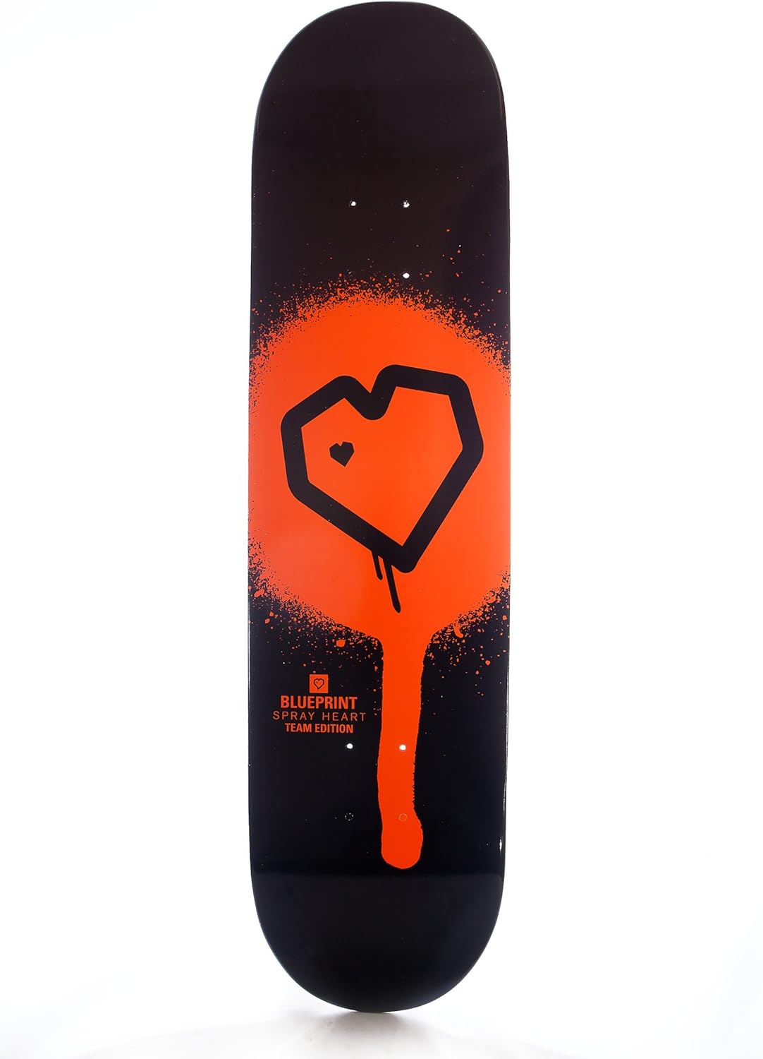 Spray Heart Deck (Orange, 8.0-Inch)