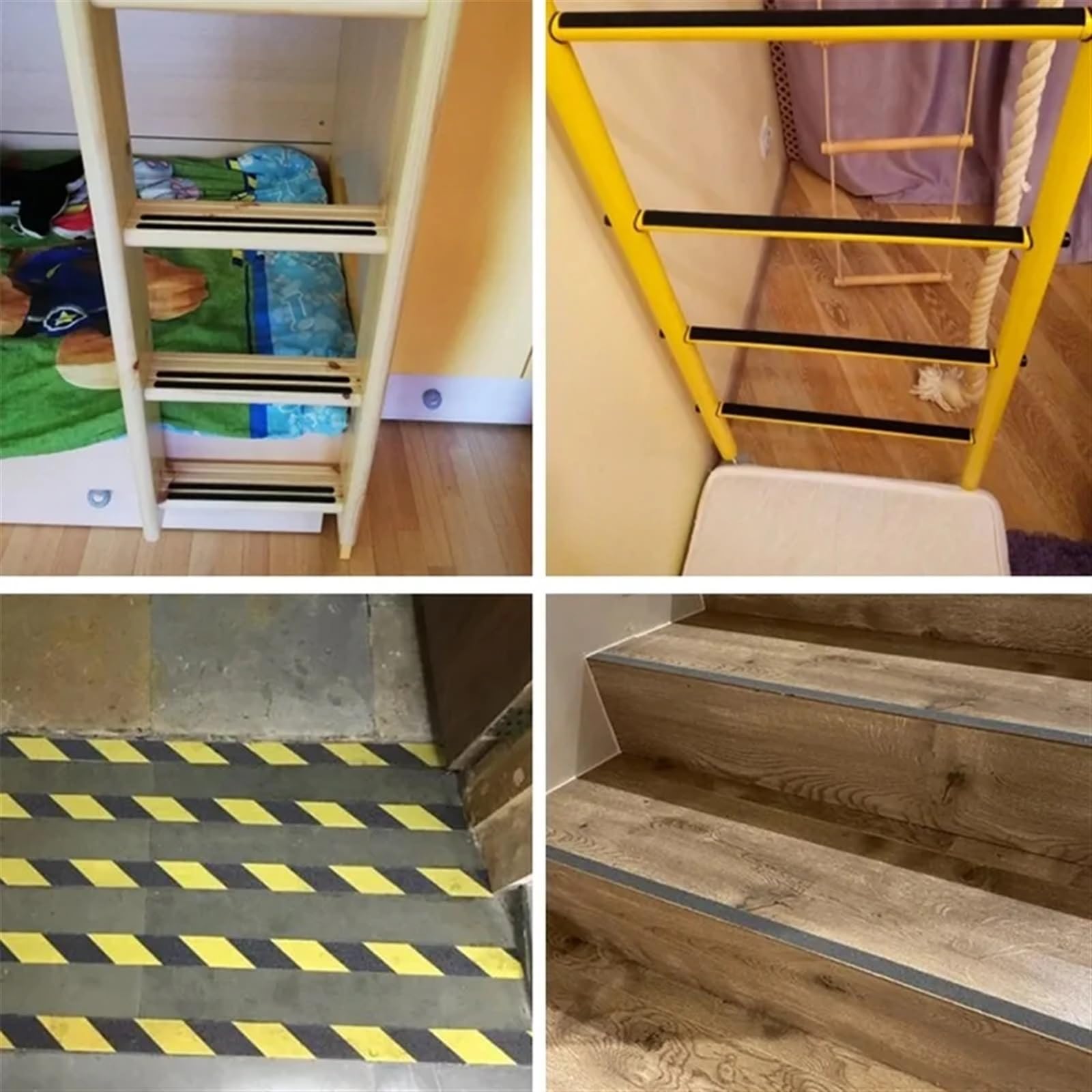 Cinta de peligro, cinta antideslizante, cinta antideslizante para exteriores, pegatinas antideslizantes para personas mayores, cinta adhesiva potente para la seguridad de las escaleras, banda de