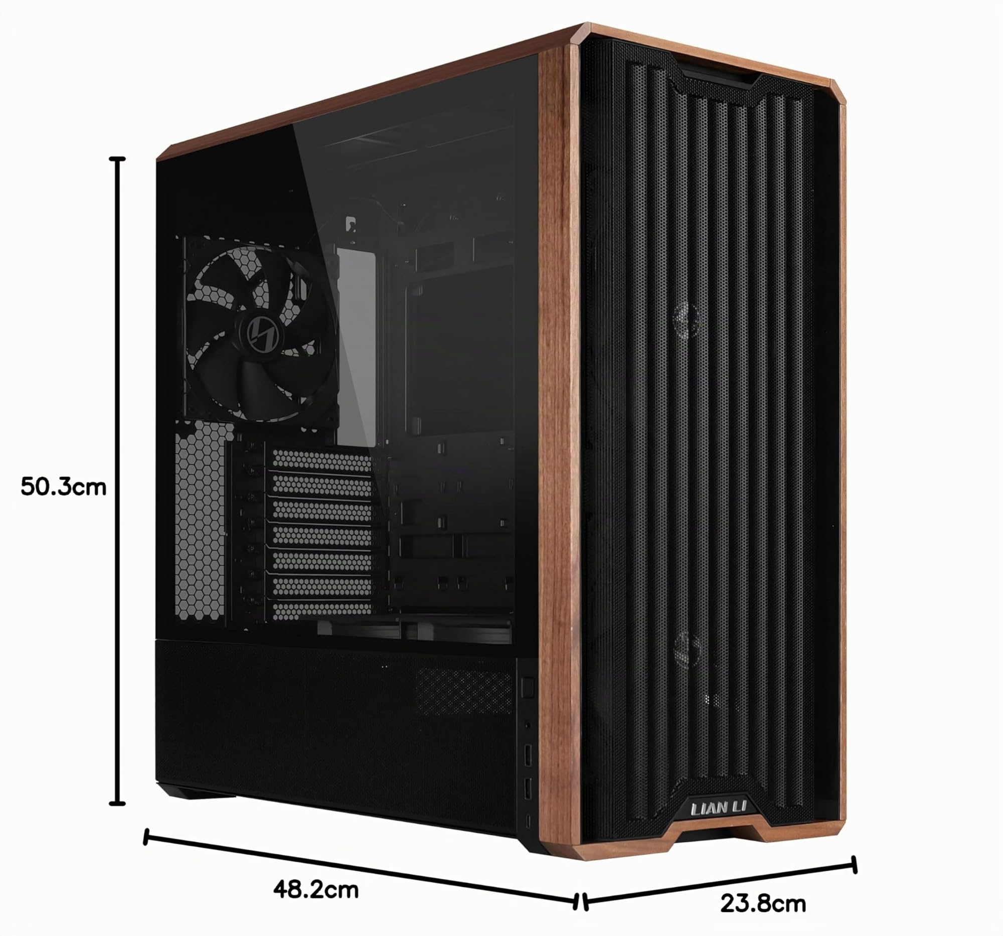 Lian Li Lancool 217 PC-Geh?use MidI-Tower Atx Tempered Glass - Schwarz (lan217x)