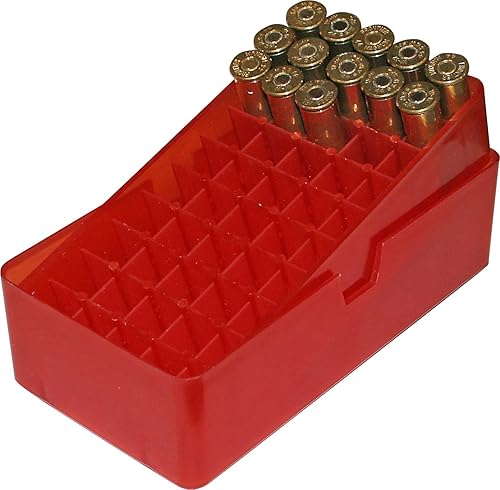 MTM 50 Round 4445 Cal Slip-Top Caja de munición de pistola
