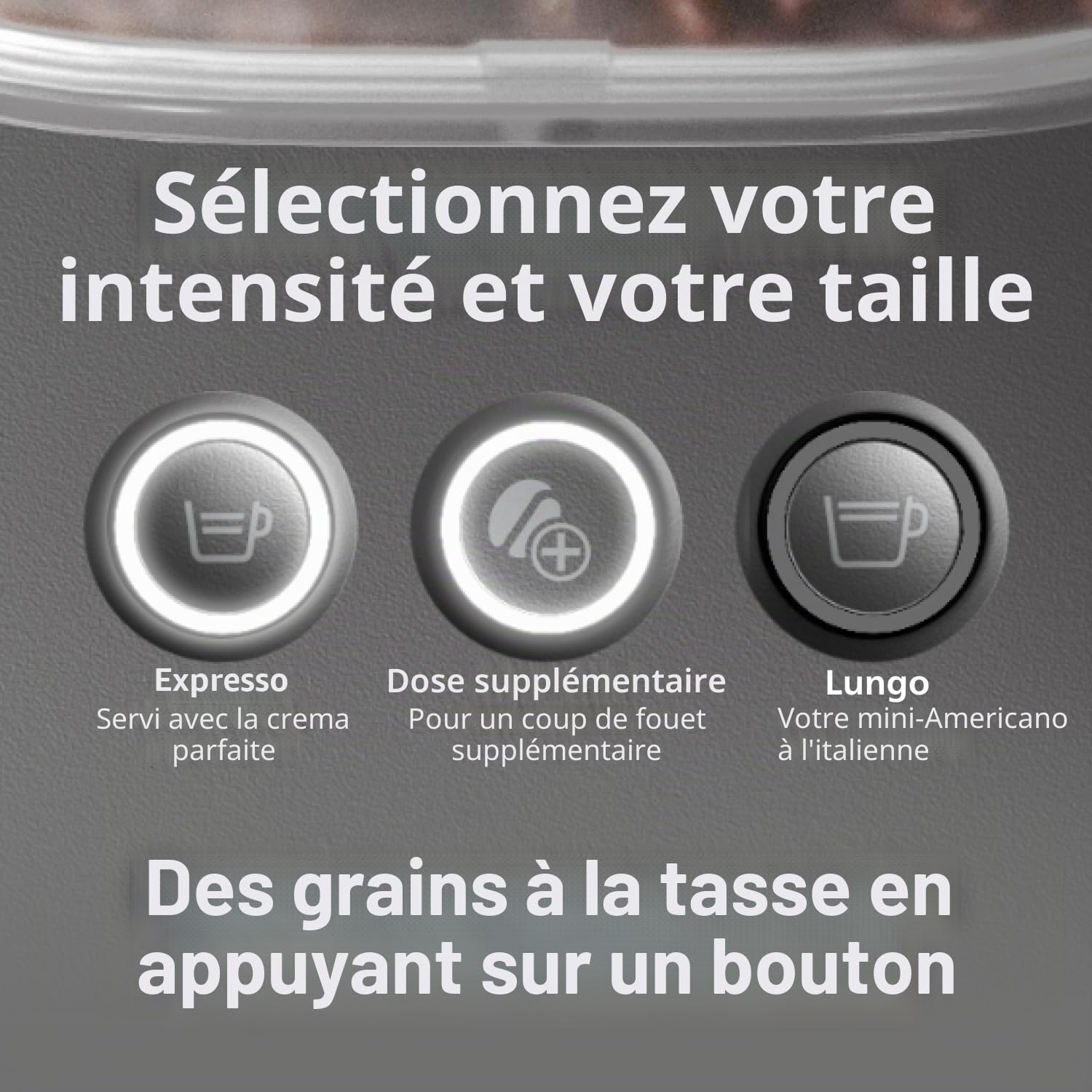 Philips Baristina Machine à expresso et mousseur à lait véritable Espresso Cafetière compacte, porte-filtre, meuleuse, café crème, mousse de lait laitier et non laitier, chaud et froid, facile à