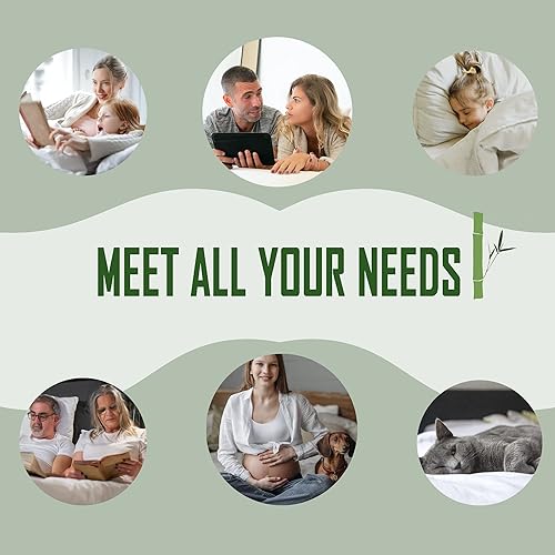 Miniatura 6 de Protector de colchón impermeable de tamaño individual, almohadilla de bambú refrescante de alta calidad, transpirable, sin ruido, refrescante y