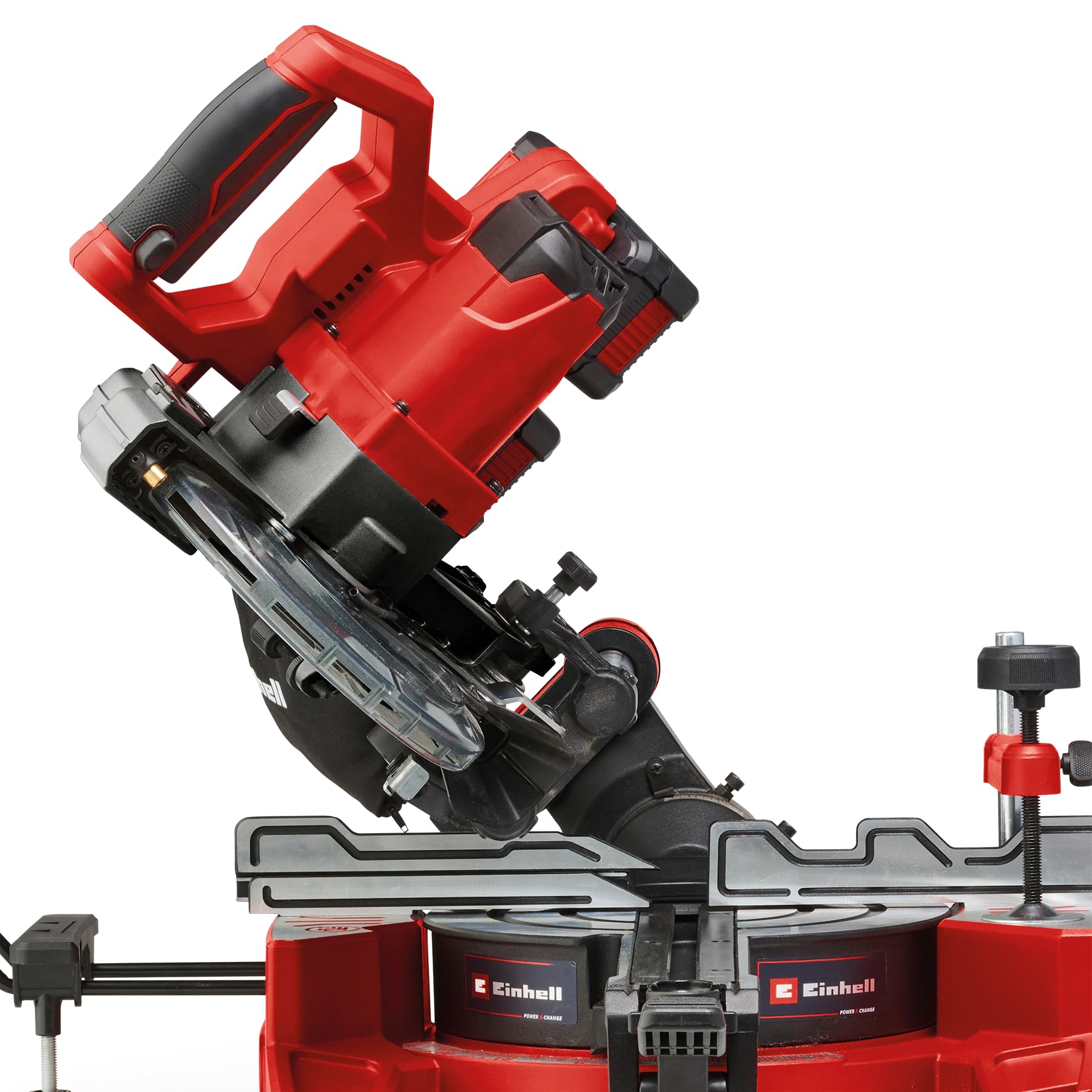 Einhell Batteria Radiale Sega troncatrice/troncatrice TE-SM 36/8 L Li Solo Power X-Change (36 V, profondità di taglio massima/larghezza: 65 mm x 305 mm, Ø216 mm, testa per sega inclinabile, senza