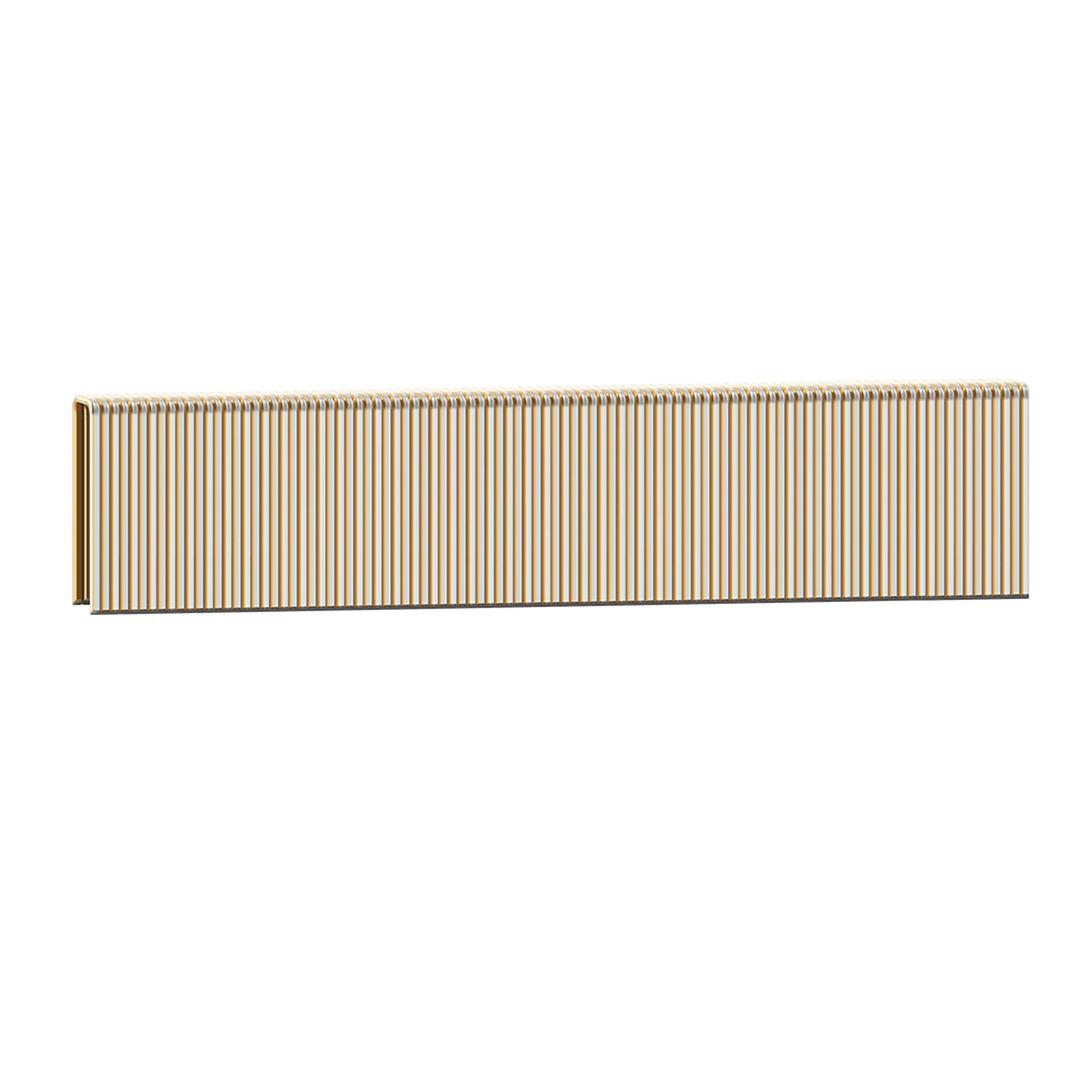 HW HAMWOO Graffette a corona stretta calibro 18 da 1/4" con chiodi dorati per pistola per unghie assortite, adatte per la maggior parte delle marche di chiodatrici pneumatiche ed elettriche calibro 18