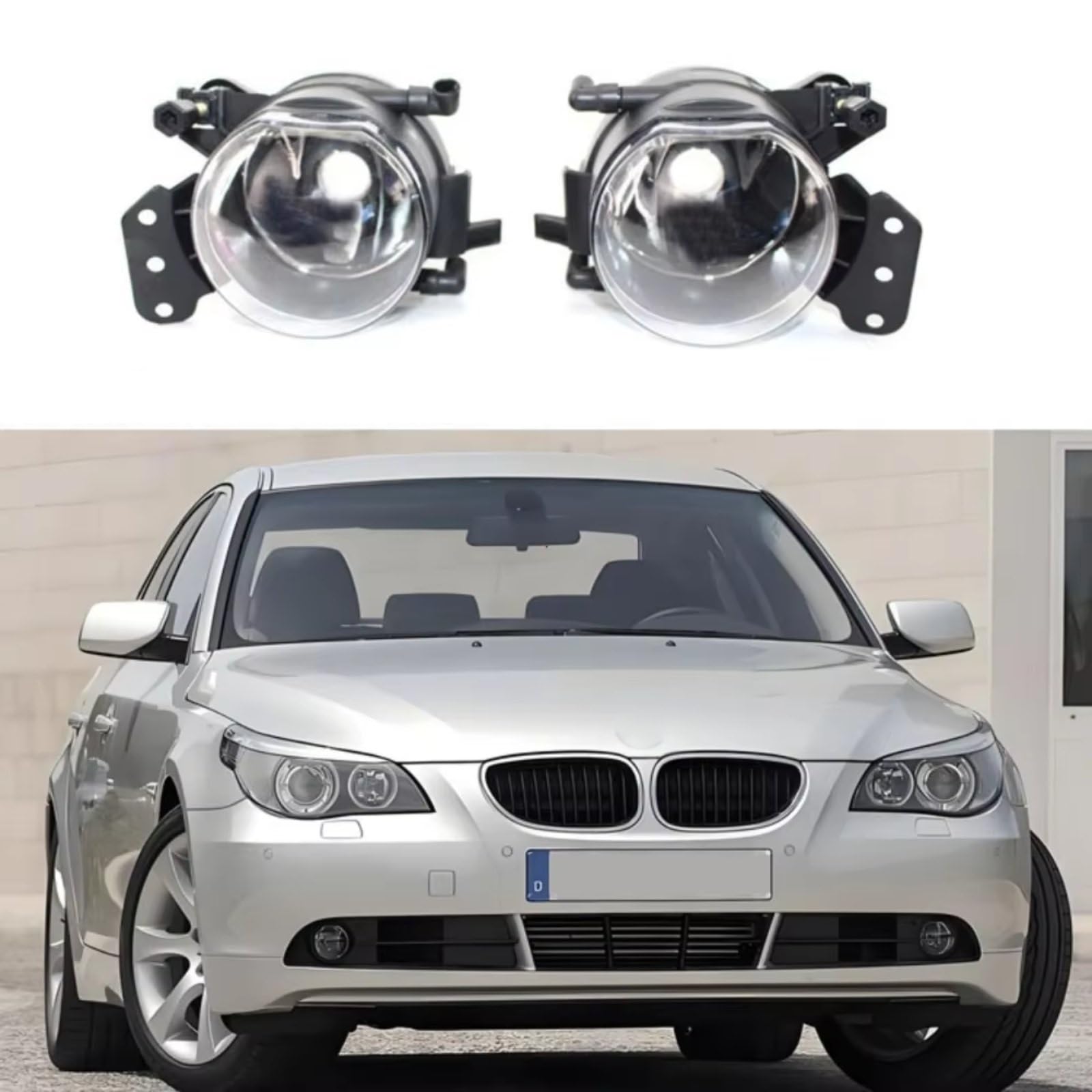Fendinebbia Per 525xi 550i Base Berlina A 4 Porte 2006 2007 Per 325Ci 2003-2006 Fendinebbia Anteriore | Gruppo fendinebbia per auto senza lampadine Fendinebbia paraurti anteriore 63176910791 63176910792