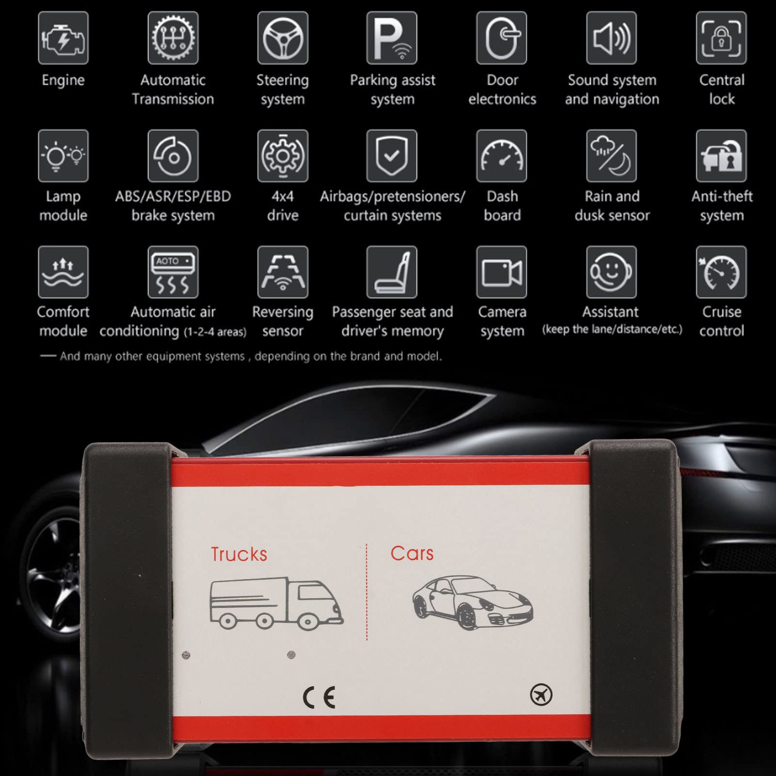Coche ODB2 Escáner Interfaz Bluetooth ECU Codificación SLR Sistema ODB Lector de Código Herramienta de Diagnóstico Auto ODB2 Herramienta de Diagnóstico