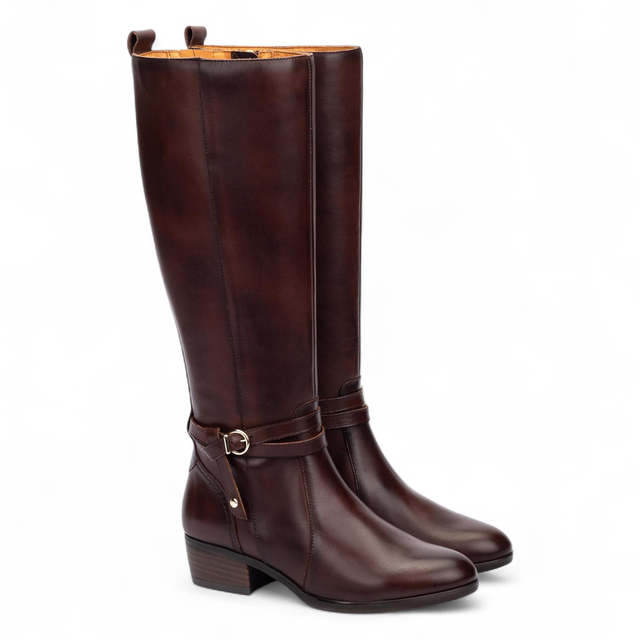 Infinity Damen Klassiker Kniehoch Leder Stiefel - Daroca