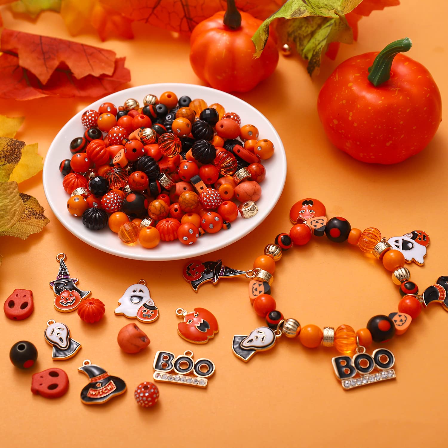 Halloween Beads For Jewelry Making 3140Pcs Halloween Beads For