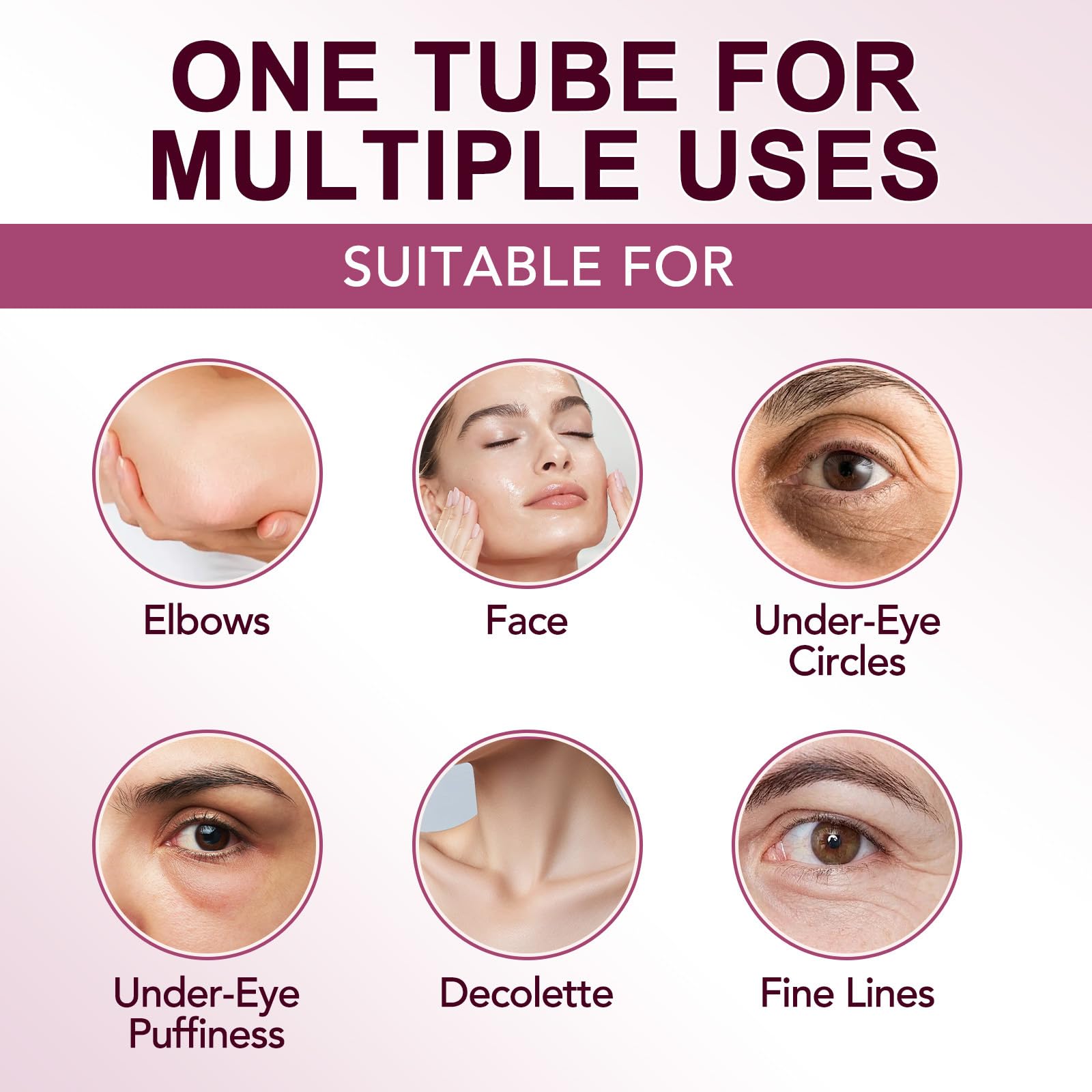 Calcium Volume Multi Balm, Cemenrete Calcium Multi Balm Stick, Crème contour des yeux anti-âge contre les rides et les lignes fines, Baume contour des yeux au collagène Crème hydratante pour les yeux