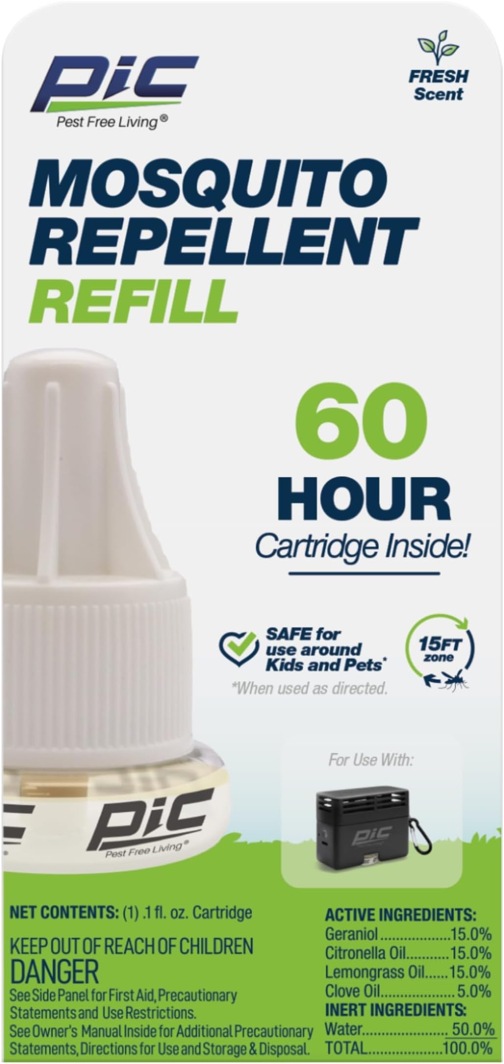PICMosquito Botanical Repellent​ 60 Hour Refill