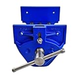 Yost Vises M7WW Rapid Action Woodworking Vise &vert; Quick Release Lever for Quick Adjustments &vert; 7 Inch Jaw Width &vert; Made with Heavy-Duty Cast Iron &vert; Blue