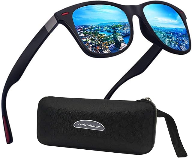 Sunglasses Polarised Men Women Cool Fishing Golf Driving Hiking Ultralight Retro Wrap Around sun glasses UV Protection