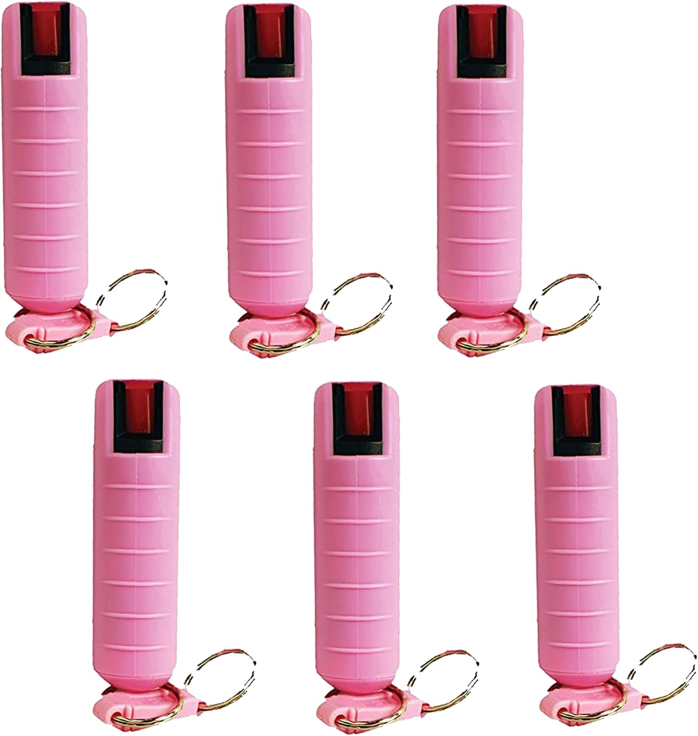 1/2 Oz Wildfire 1.4 Percent MC Hard Case Key Chain Pepper Spray Bundle - Choice of Colors - Lot of 6 Pieces
