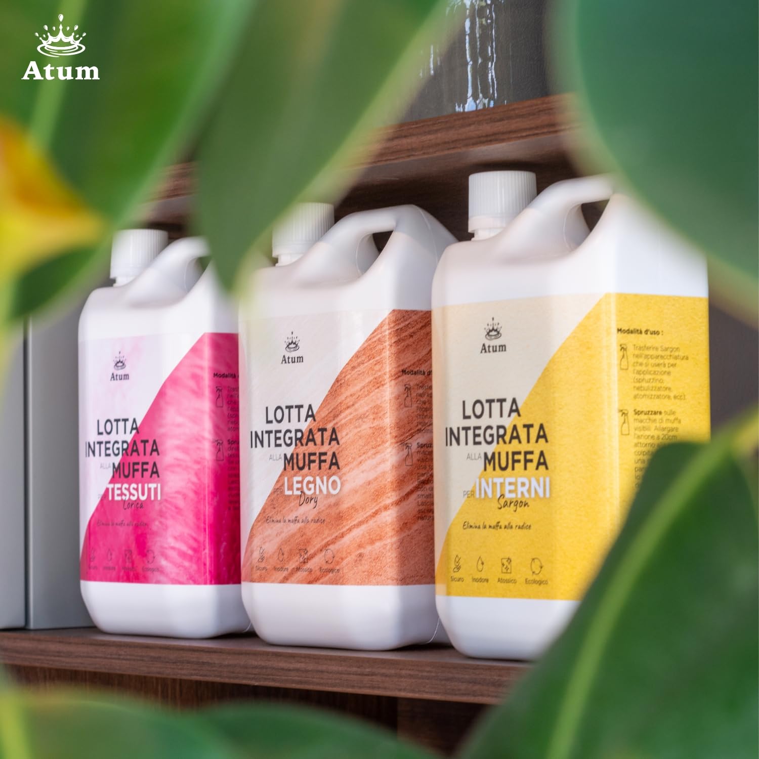Lorica - Rimuove la Muffa dai Tessuti - Igienizza Pelle, Lana e Fibre Delicate - Inodore e Atossico - 2 lt