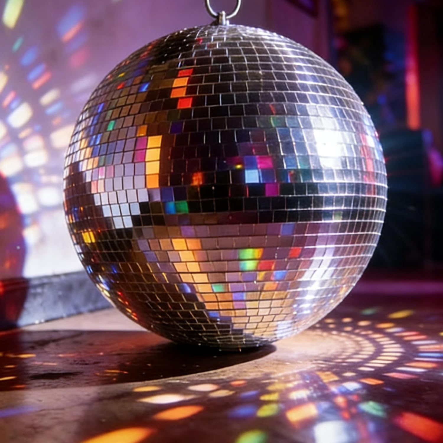 16inch Large Disco Ball Mirror Ball for Disco Party Decorations, Replacement Mirror x 15pcs