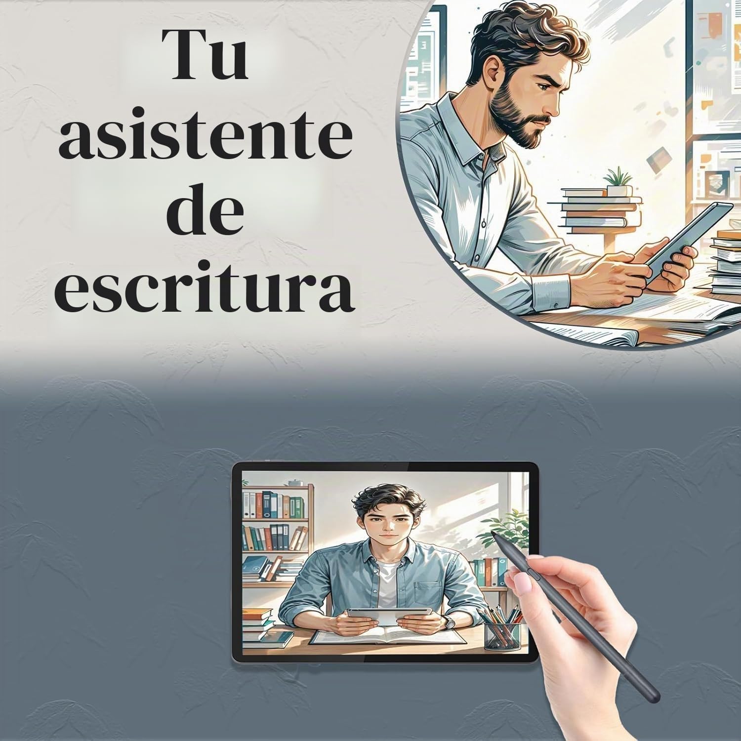 Tab Pen Plus para Lenovo Tab Pen Pro Compatible con Lenovo Idea Tab Pro/Tab P12 2025, Legion Y700 (2025)/Legion Tab 8.8 Gen 3, Yoga Tab Plus, Yoga Tab Pro12.7 Yoga Tab Plus, Yoga Tab Pro12.7, K11 Plus