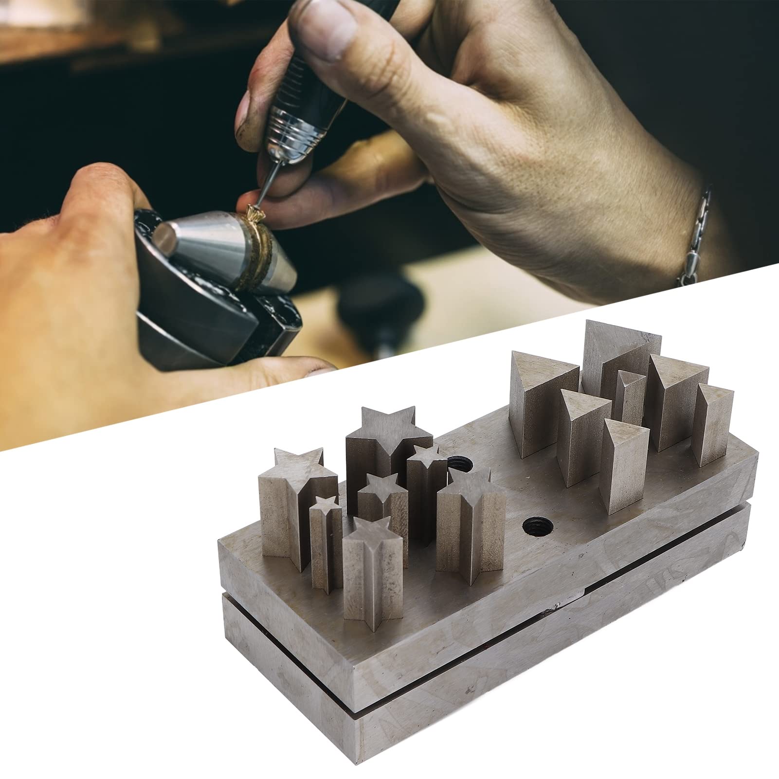 Punzone Dapping In Acciaio Per Lavorazione Metalli – Per Gioielleria Fai Da Te, Diametro 10 Mm – Attrezzo Modellatura Metalli Preziosi - 6