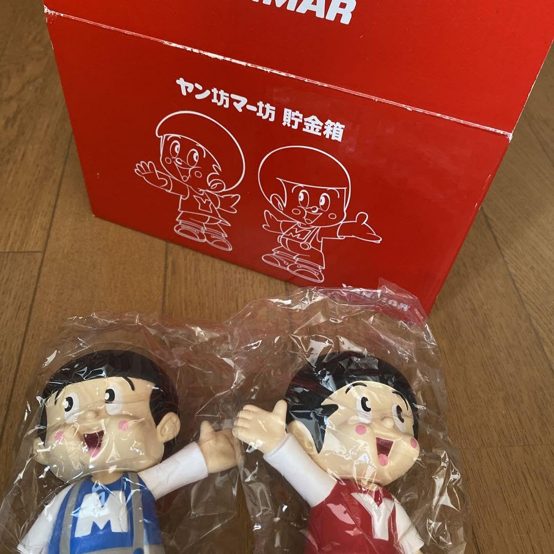 未開封　ヤン坊マー坊 マスコット人形 貯金箱 ヤンマー レトロ YANMAR ヤン坊マー坊 マスコット人形 貯金箱｜トレファクONLINE