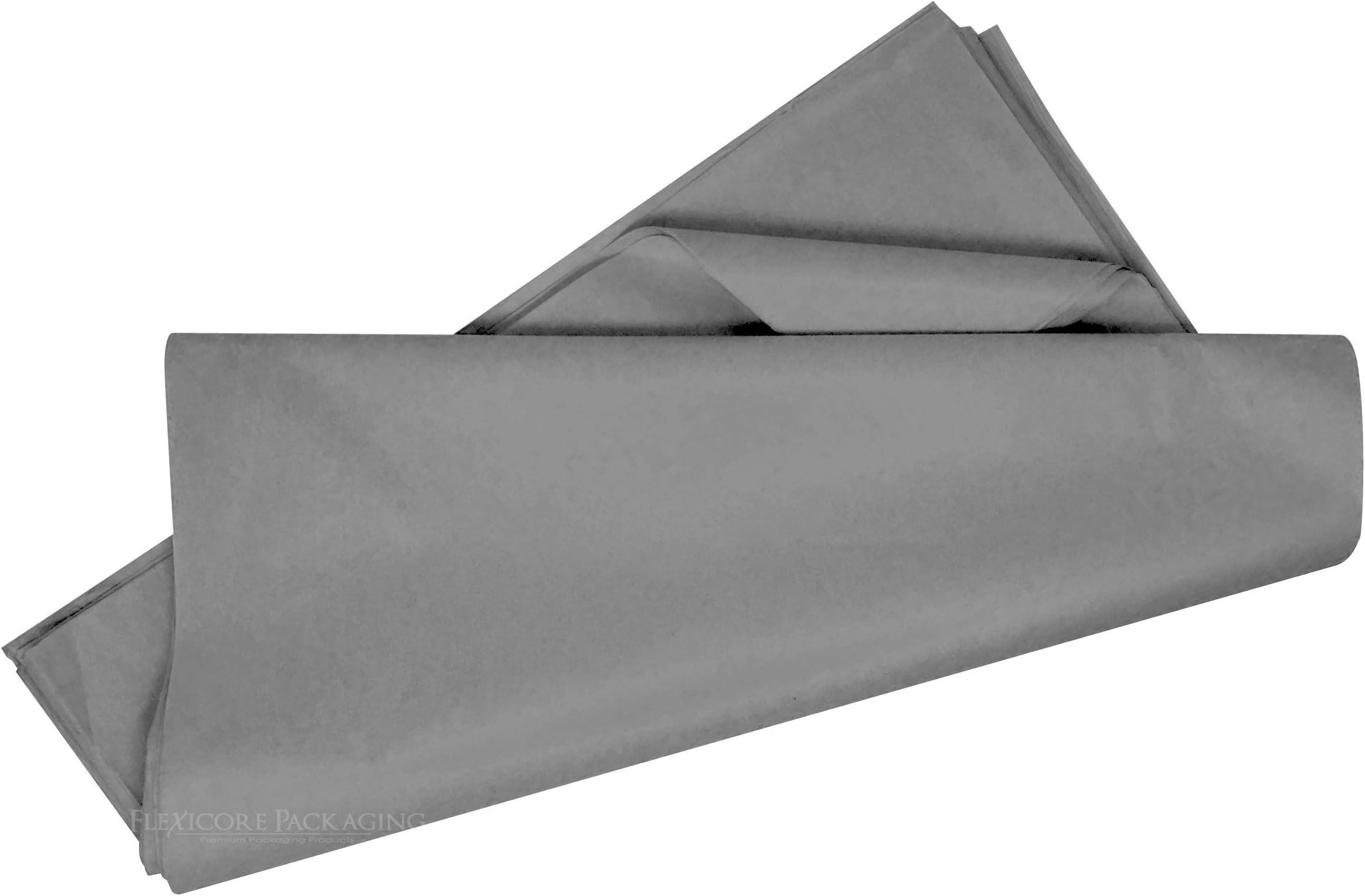 Flexicore Packaging Gray Gift Wrap Tissue Paper Size: 20 Inch X 30 Inch | Count: 48 Sheets | Color: Gray