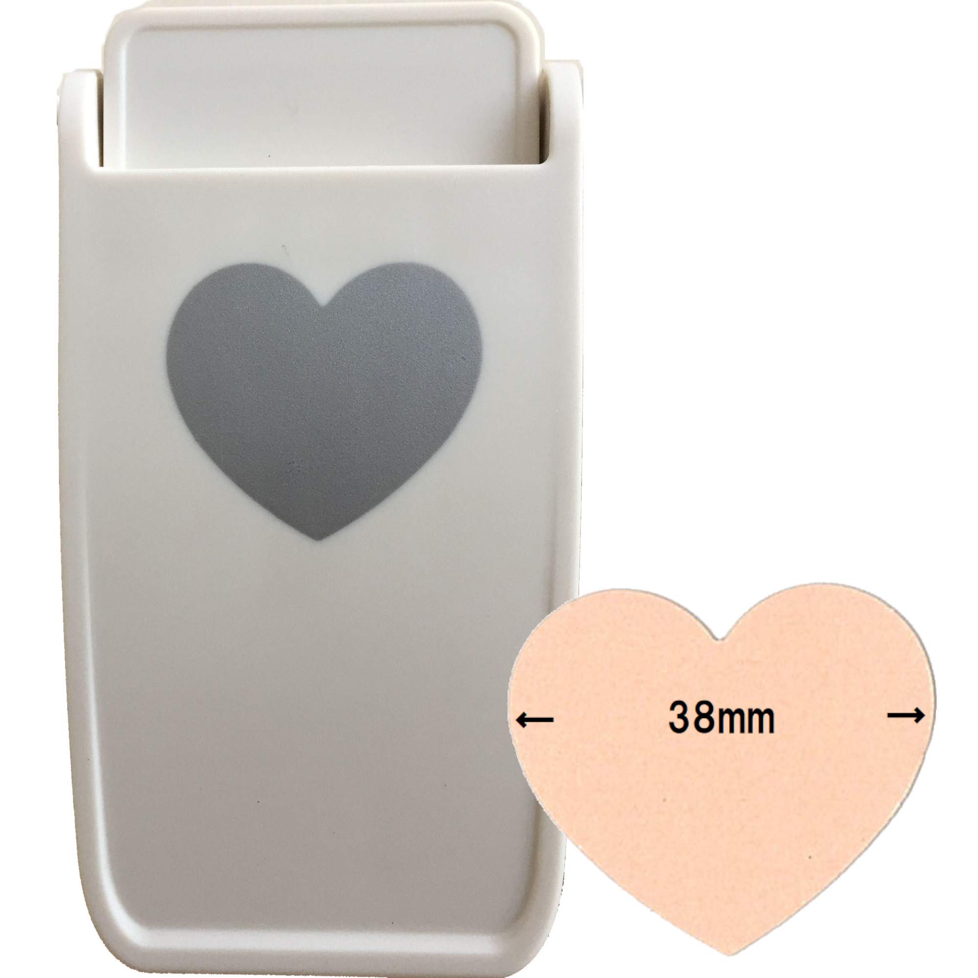 Amazon.co.jp: ストロングパンチ 1.5インチ ハート : 文房具・オフィス用品