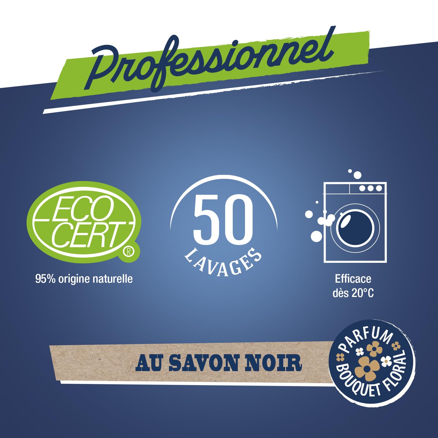 Briochin professionnel Lessive au Savon noir - 5L