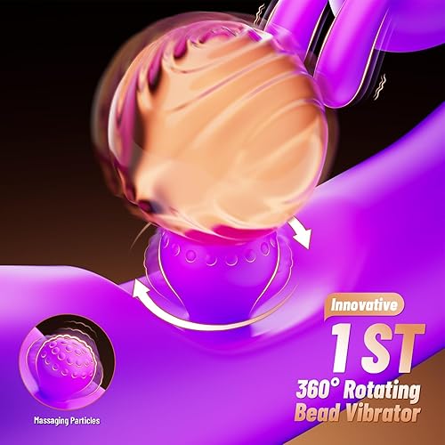 Miniatura 3 de Juguetes sexuales con vibrador de punto G, 3 en 1, juguetes sexuales para adultos, vibradores de rotación de 360° con 10 frotamientos, 7 vibradores