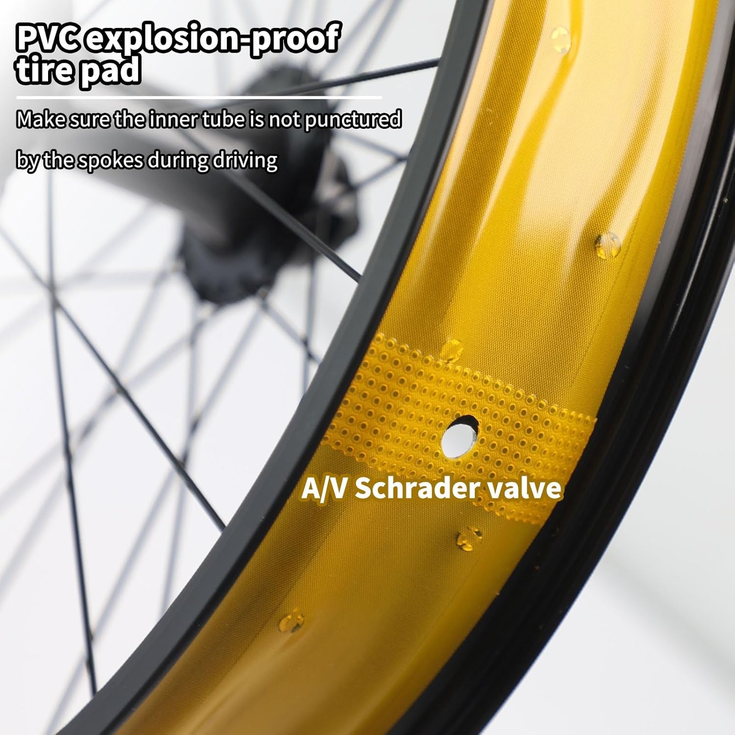 20in/26in X 4.0" Fat Tire Bike Front Wheel Disc Brake Snow Bike Wheel Quick Release 9x135mm 36H Hubs Beach Bike Wheels for E-Bike 45# Spokes