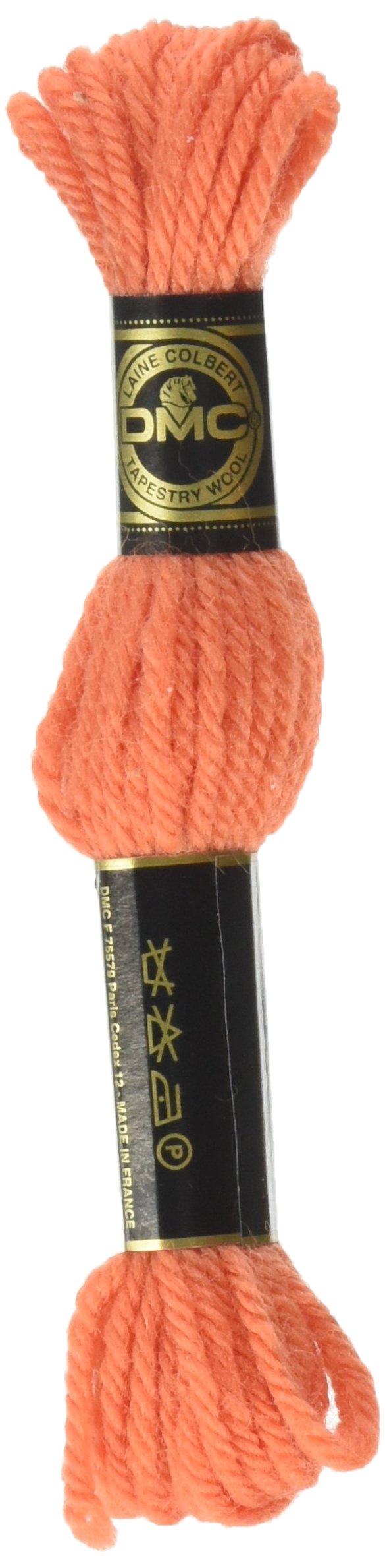 Dmc Bright Orange 486-7125 Tapestry And Embroidery Wool, 8.8-Yard,