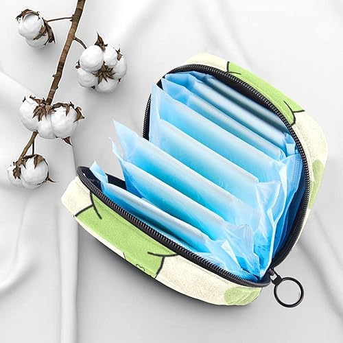 Miniatura 7 de Bolsa de almacenamiento de servilletas sanitarias, bolsa de copa menstrual con cremallera para menstruación femenina para el primer período para