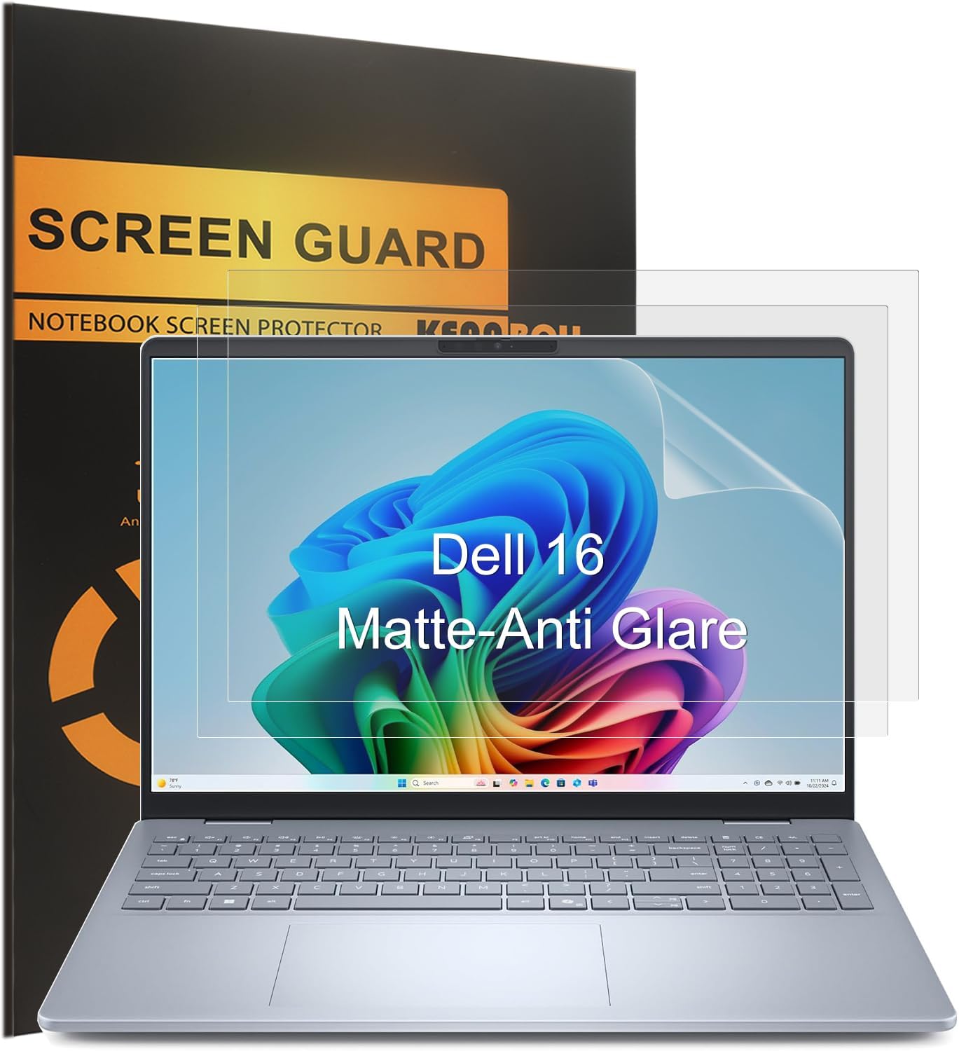 KEANBOLL 3 Pack Anti Glare Matte Screen Protector for 2023 New Dell inspiron 16 Plus 7630 16 inch Laptop,Eye Protection & Anti Fingerprint Screen Filter