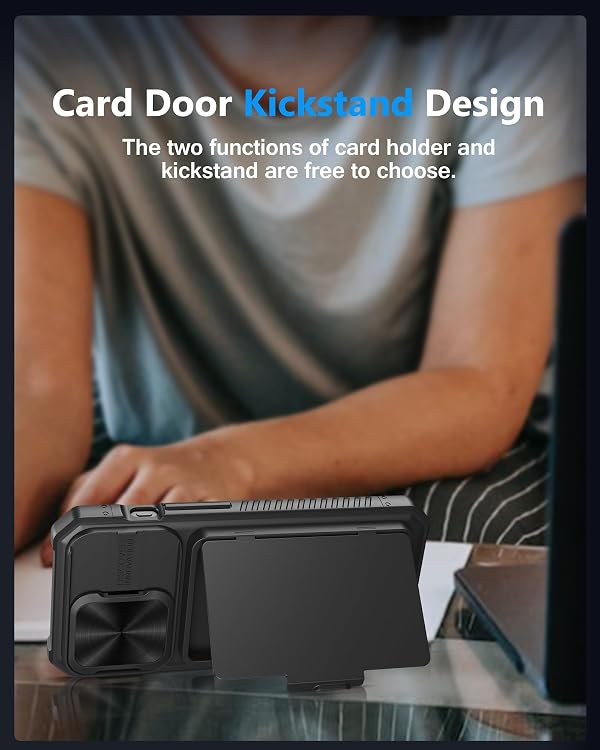 ATATOO for iPhone 15 Pro Case Wallet with Card Holder (3-5 Cards), Black by ATATOO - Used condition - Image 6