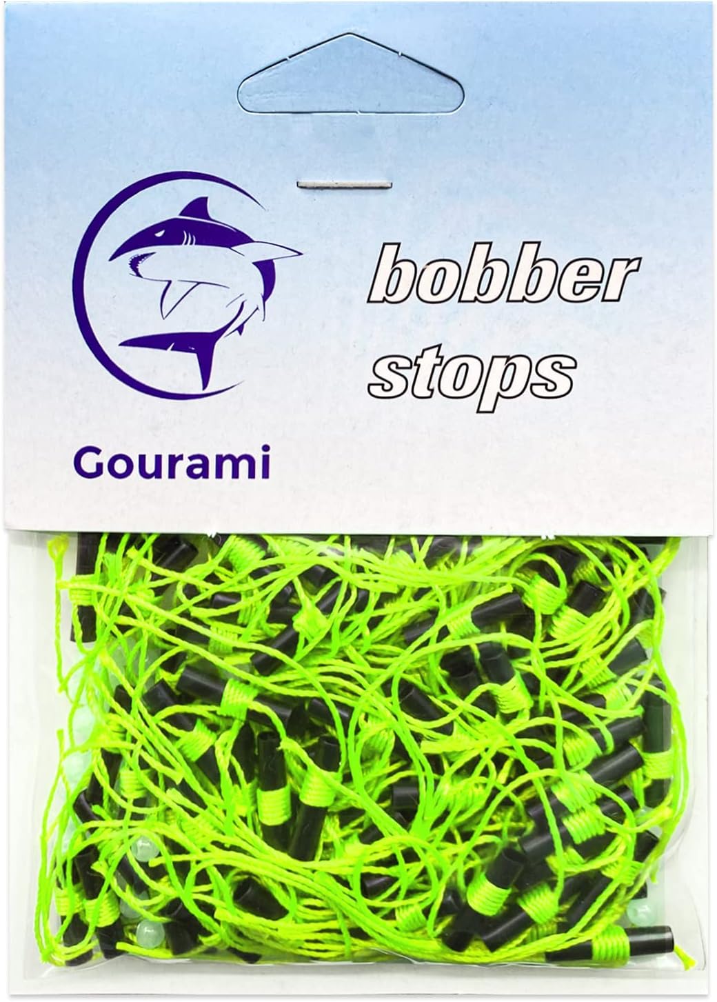 Gourami Fishing Bobber of Float Stops,Float Bobber Stops String Knots&Fishing Glow Beads